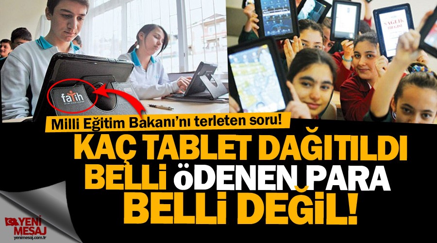 Milli Eğitim Bakanı'na 'Fatih Projesi' sorusu!