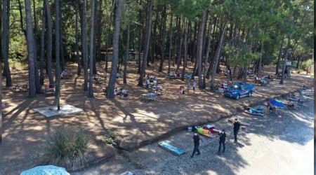 Milli parkta korona virüs denetimi