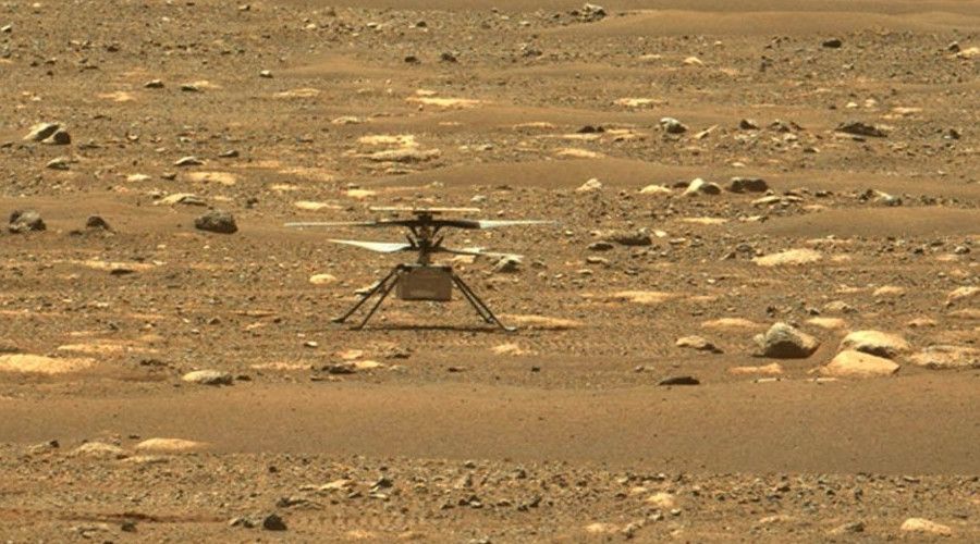 NASA helikopteri Ingenuity Mars'ta ilk u�u�unu yapt�
