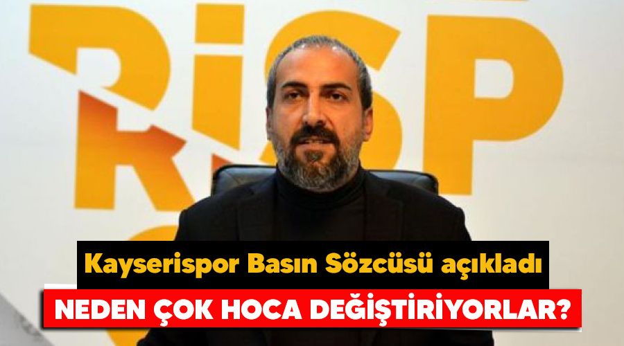 Neden bu kadar �ok hoca de�i�tirdiklerini a��klad�