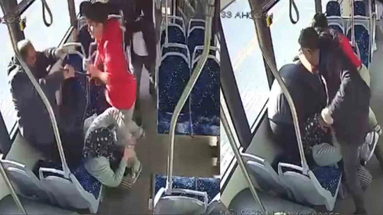 O�lu ile birlikte ya�l� �ifte sald�ran okul m�d�r� a���a al�nd�