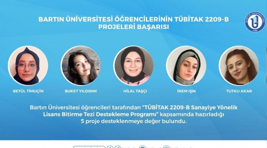 ��rencilerinin T�B�TAK 2209-B projeleri ba�ar�s�
