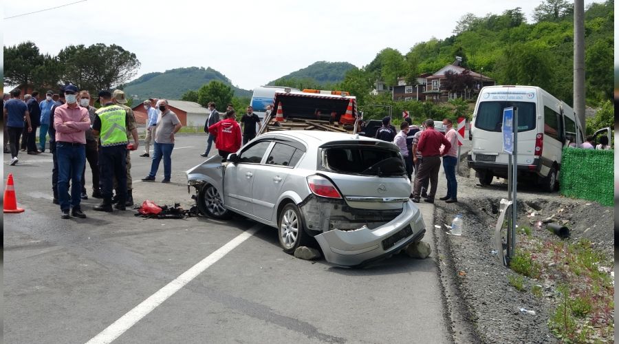 Ordu'daki kazada ortal�k sava� alan�na d�nd�