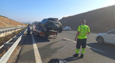 Paral yolda  ara kazaya kart: 2 l, 7 yaral