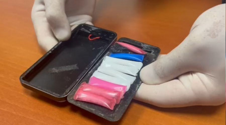  Powerbankn iinde gizlenmi narkotik madde ele geirildi