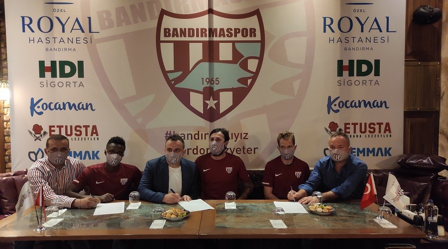 RH Bandrmaspor'dan transferin son gnnde 4 imza birden geldi