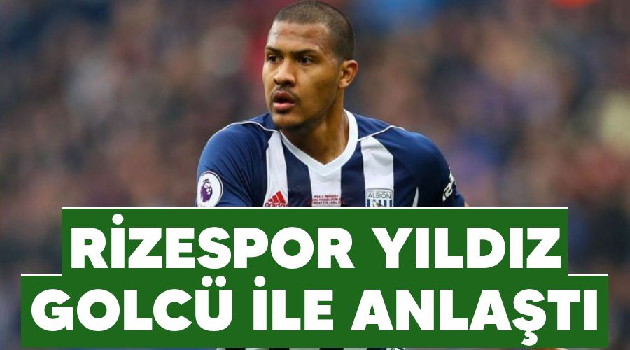 Rizespor y�ld�z golc� ile anla�t�