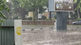 Saanak, dolu ve frtna ayn anda etkili oldu