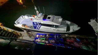 Samsun'da 6 ton kaçak kalkan balığı ele geçirildi