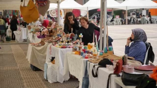 Samsun'da kadn eliyle retilen rnler grcye kt