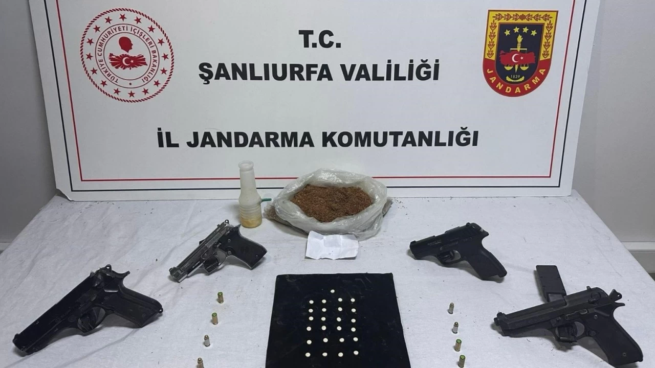 Şanlıurfa'da uyuşturucu operasyonu: 3 gözaltı