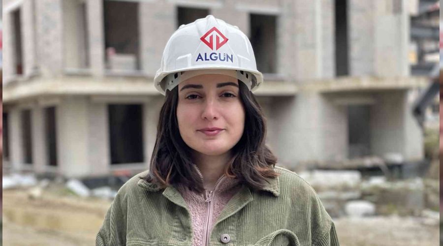 Şantiyenin tek kadın mühendisi