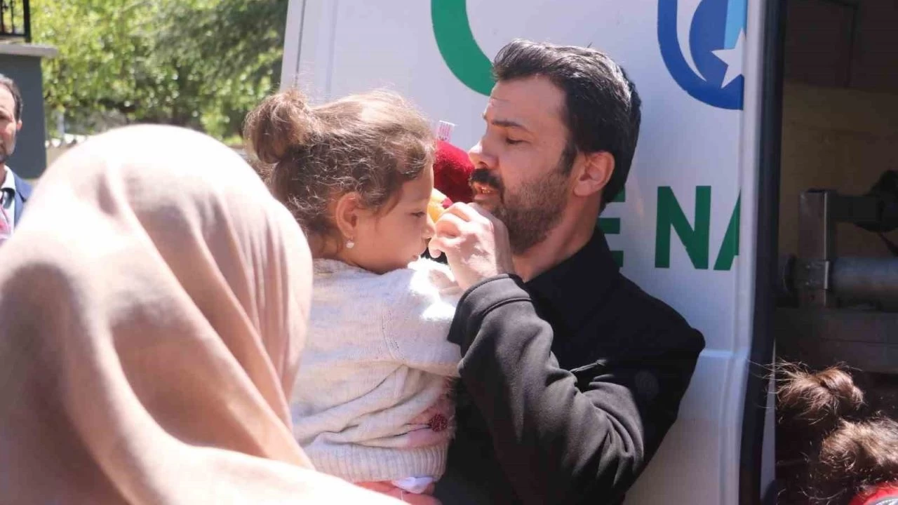 Şehidin kızından babasına oyuncak ayıcıkla veda