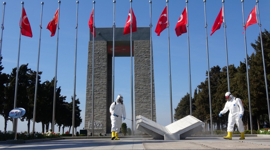 Ant dezenfekte ediliyor