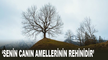 ‘Senin canın amellerinin rehinidir’