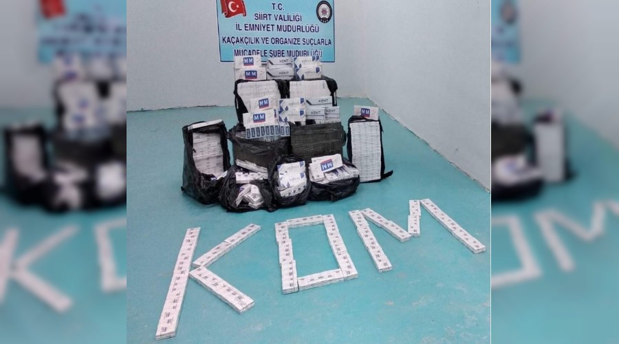 Siirt’te sigara kaçakçılarına darbe