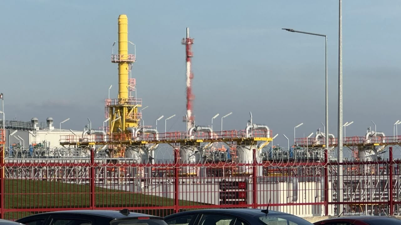 Silivri'de doal gaz depolama tesisinde yangn 