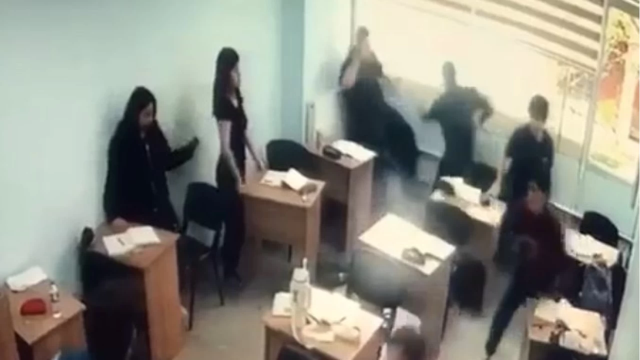 Sınıfa girip öğrenciye saldırdı, serbest bırakıldı