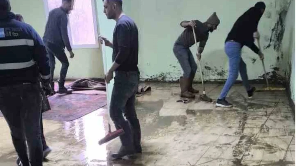 Şırnak'ta cami sular altında kaldı