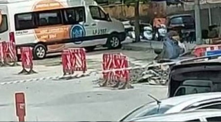 Şişli'de korku dolu anlar
