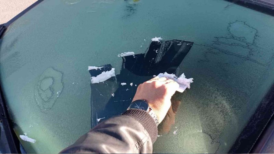 Sivas'ta hava sıcaklığı sıfırın altına düştü