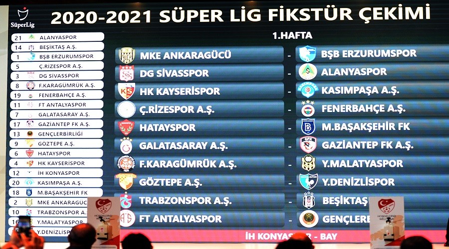 S�per Lig'de oynanacak t�m haftalar