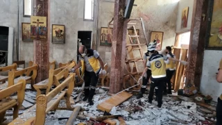 Suriye'de kiliseye bombalı saldırı: 20 ölü