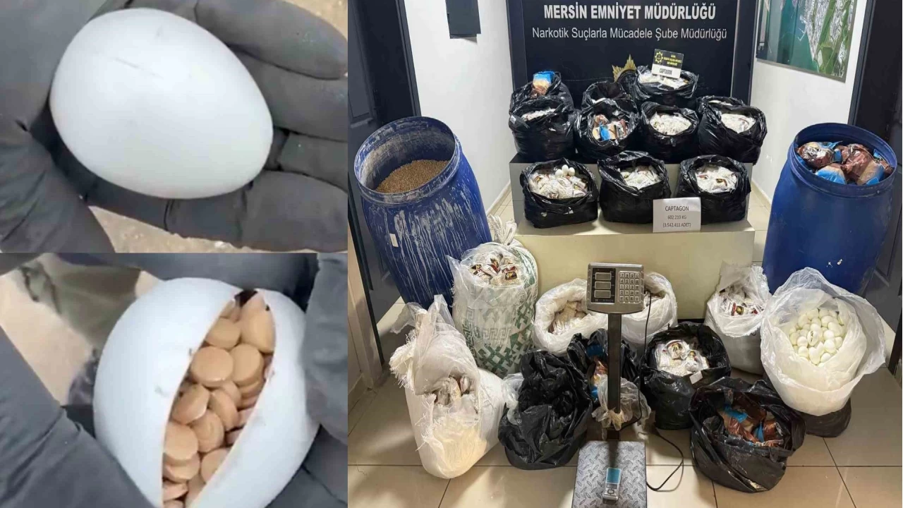 Sürpriz yumurtalardan 3 milyon 542 bin adet hap çıktı