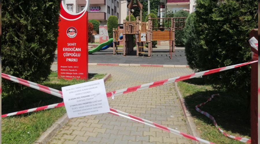 Tam kapanma sebebiyle parklar da kapat�ld�