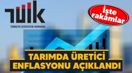 Tarmda retici enflasyonu yllk yzde 21,32
