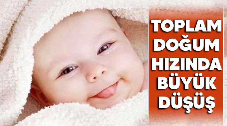 Toplam doğum hızında büyük düşüş