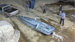 Trabzon Valilii'nden, bulunan 'insansz deniz arac' iin aklama