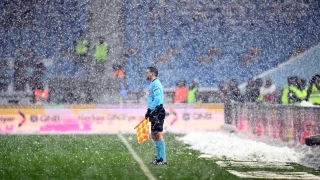 Trabzon’da hava soğuk skor sıcak