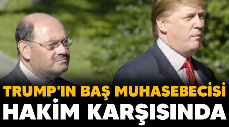 Trump'ın baş muhasebecisi hakim karşısında