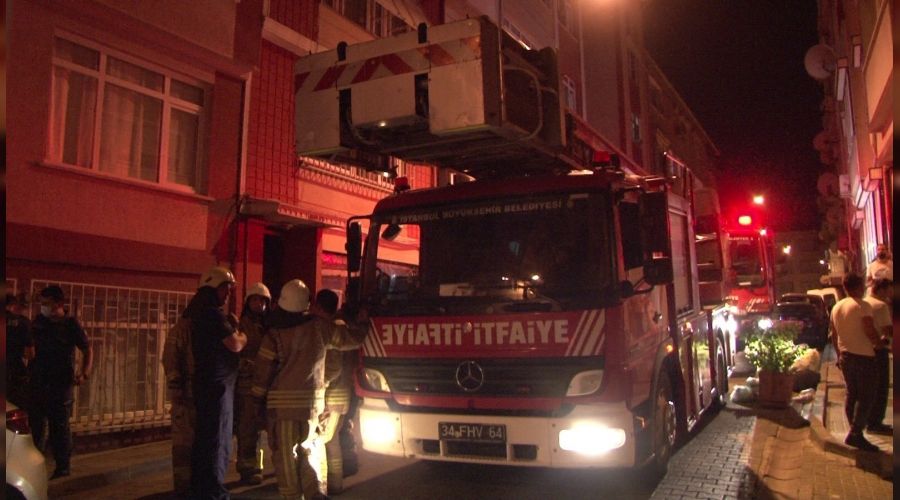 Üsküdar'da korkutan yangın