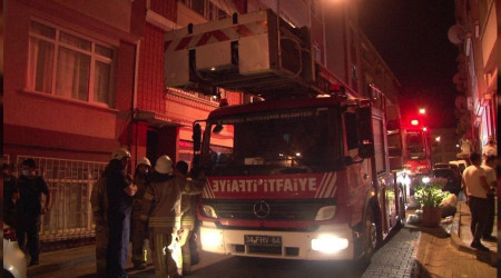 Üsküdar'da korkutan yangın