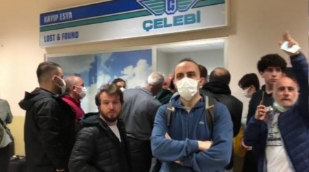 Valizleri kaybolan yolcular tepki gsterdi