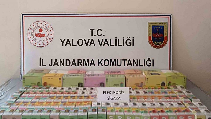 Yalova'da 180 adet elektronik sigara ele geçirildi