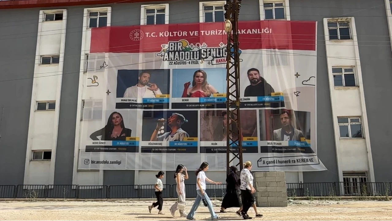 Y�ksekova "Bir Anadolu �enli�i" etkinliklerine haz�rlan�yor