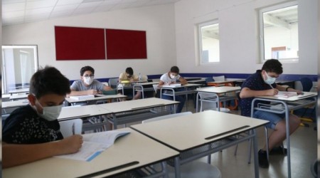  Yüz yüze eğitimde ilk sınav