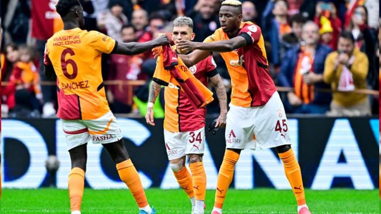 Zirve maçını Galatasaray kazandı
