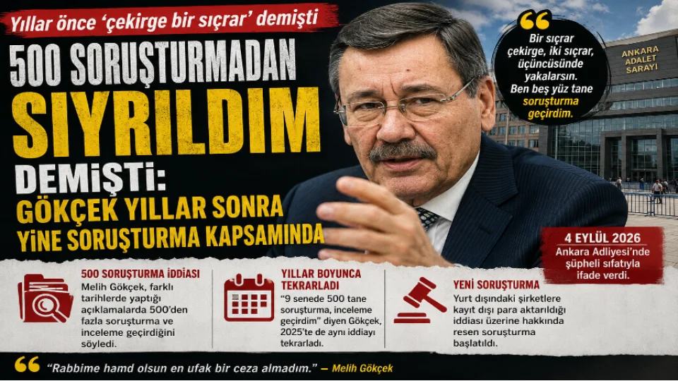 �500 soru�turmadan s�yr�ld�m� demi�ti!