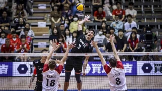 A Milli Erkek Voleybol Takm, Almanya'y malup etti