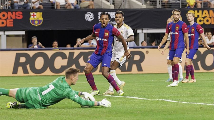 ABD'deki dev maçı Barcelona kazandı