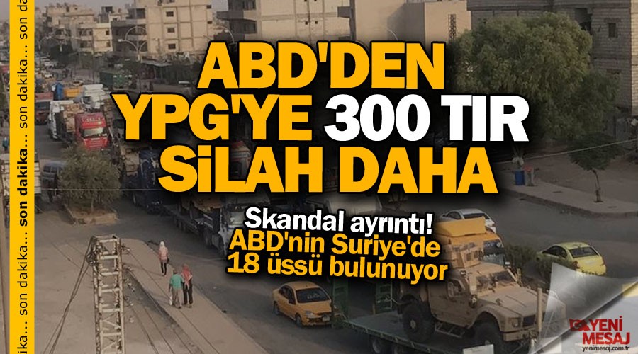 ABD'den YPG'ye 300 t�r silah daha