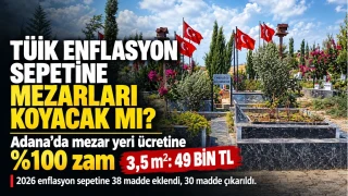 Adana'da mezar yeri ücretine yüzde 100 zam