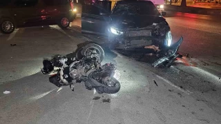 Adana'da otomobil ile motosiklet çarpıştı: 1 ölü