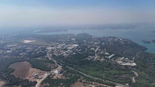 Adana'daki orman yangını uydudan bile görünüyor