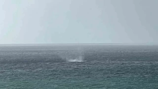 Alanya aklarnda oluan hortum korkuttu