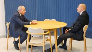 Aliyev ile Painyan, Kopenhag'da grt